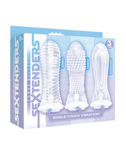 Load image into Gallery viewer, The 9&#39;s Vibrating Sextenders Sleeves - Pack Of 3
