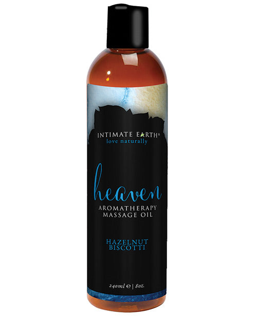 Intimate Earth Heaven Massage Oil - 240 Ml Hazelnut Biscotti