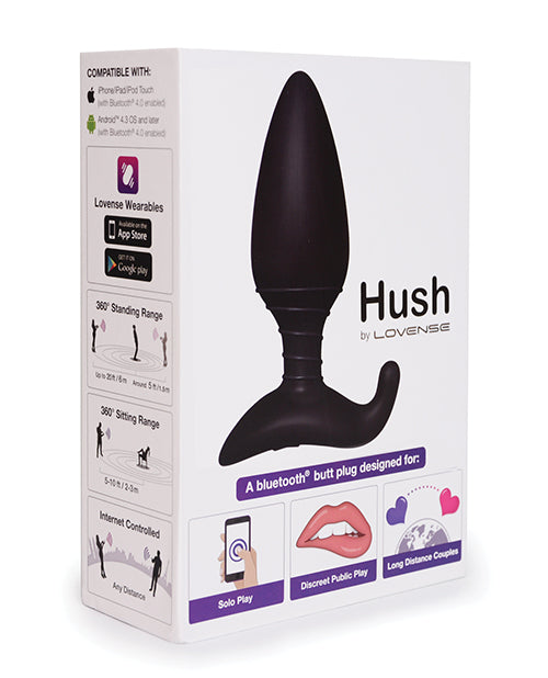 Lovense Hush Butt Plug - Black