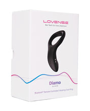 Load image into Gallery viewer, Lovense Diamo Cock Ring - Black

