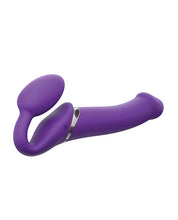 Load image into Gallery viewer, Strap On Me Vibrating Bendable L Strapless Strap On - Purple

