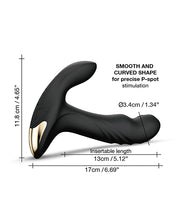 Load image into Gallery viewer, Dorcel P-joy Double Action Prostate Massager - Black
