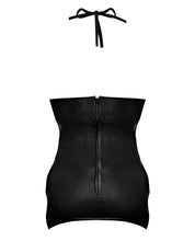 Load image into Gallery viewer, Lust Selene Keyhole Front Dress W/zipper Back &amp; G-string Black
