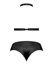 Ladda bilden i Galleri Viewer, Lust Juno Top W/velcro Choker Neck &amp; Mini Short Black
