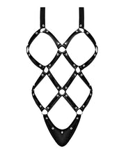 Charger l&#39;image dans la visionneuse de la galerie, Lust Contessa Cupless Strappy Brazilian Teddy Black
