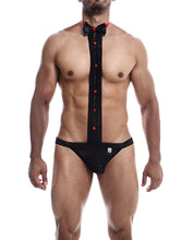 Load image into Gallery viewer, Male Basics Tuxedo Lace Jockstrap Black
