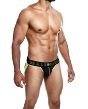 Încărcați imaginea în vizualizatorul Galerie, Male Basics Neon Jockstrap Neon Yellow
