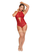 Load image into Gallery viewer, Sugar &amp; Spice Teddy W/snap Crotch Red
