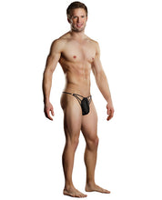 Carica l&#39;immagine nel visualizzatore Galleria, Male Power G-string W/front Ring
