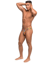 Load image into Gallery viewer, Pride Fest Contoured Pouch Bong Thong Rainbow
