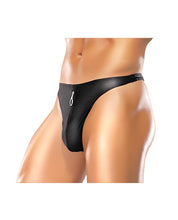 Carica l&#39;immagine nel visualizzatore Galleria, Male Power Zipper Thong
