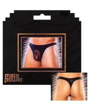 Load image into Gallery viewer, Male Power Sheer Nylon Lycra Pouch Thong
