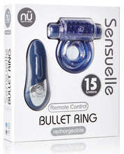 Load image into Gallery viewer, Sensuelle Remote Control Rechargeable Bullet Ring
