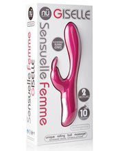 Load image into Gallery viewer, Nu Sensuelle Giselle Rechargeable Rabbit - Magenta
