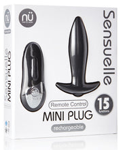 Load image into Gallery viewer, Sensuelle Remote Control Rechargeable Mini Plug
