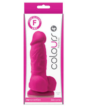 Load image into Gallery viewer, &quot;Colours Pleasures 4&quot;&quot; Dong W/balls &amp; Suction Cup&quot;
