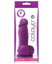 Load image into Gallery viewer, &quot;Colours Pleasures 4&quot;&quot; Dong W/balls &amp; Suction Cup&quot;
