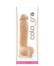 Load image into Gallery viewer, Colours Pleasures 5&quot; Dildo W-suction Cup - Flesh
