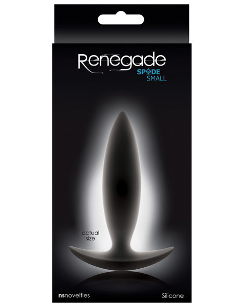 Renegade Spade Butt Plug - Black