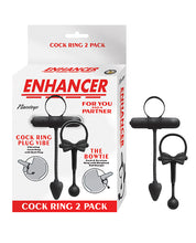 Load image into Gallery viewer, Enhancer Cockring 2 Pack - Black
