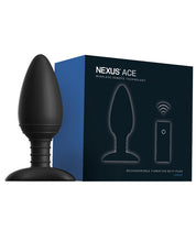 Load image into Gallery viewer, Nexus Ace Remote Control Butt Plug Large - Black
