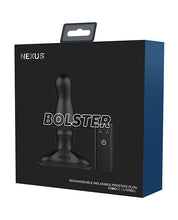 Load image into Gallery viewer, Nexus Bolster Butt Plug W-inflatable Tip - Black
