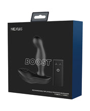Load image into Gallery viewer, Nexus Boost Prostate Massager W-inflatable Tip - Black

