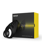 Load image into Gallery viewer, Nexus Enhance Cock &amp; Ball Ring - Black
