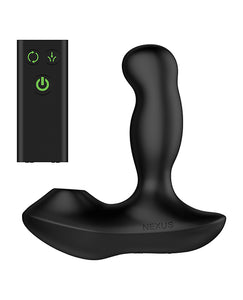 Nexus Revo Air Rotating Prostate Massager W-suction - Black