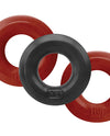 Hunky Junk 3 Pack C Ring - Cherry Ice para Prazer Aumentado