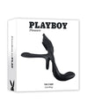 Anneau de pénis en velours silicone 3 voies avec télécommande Playboy Pleasure