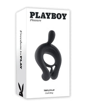 Ladda bilden i Galleri Viewer, Playboy Ultimate Tri-Vibe Silikon Penisring - 2 Am Nöje
