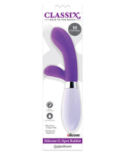 Load image into Gallery viewer, Classix Silicone G-spot Rabbit - Purple
