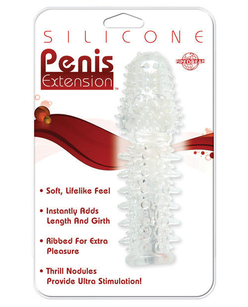 Ribbed Silicone Penis Enhancer for Ultimate Pleasure Boost