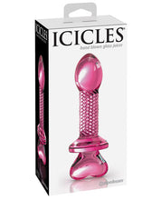 Încărcați imaginea în vizualizatorul Galerie, Icicles No. 82 Hand Blown Glass Butt Plug - Ribbed-pink
