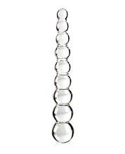 Load image into Gallery viewer, Icicles No. 2 Hand Blown Glass Massager - Clear Rippled
