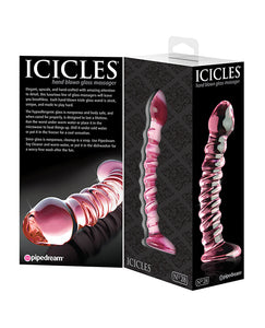 Icicles No.Hand Blown Glass - Clear W/ridges