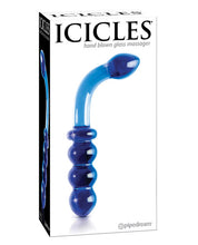 Load image into Gallery viewer, Icicles No. 31 Hand Blown Glass - Blue G Spot
