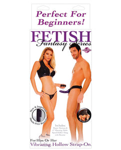 Fetish Fantasy Series For Him Or Her Vibrating Hollow Strap On