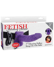 Load image into Gallery viewer, &quot;Fetish Fantasy Series 7&quot;&quot; Vibrating Hollow Strap On W/balls&quot;
