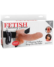 Load image into Gallery viewer, &quot;Fetish Fantasy Series 7&quot;&quot; Vibrating Hollow Strap On W/balls&quot;
