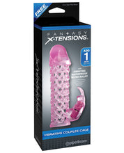 Load image into Gallery viewer, Fantasy X-tensions Vibrating Couples Cage - Pink
