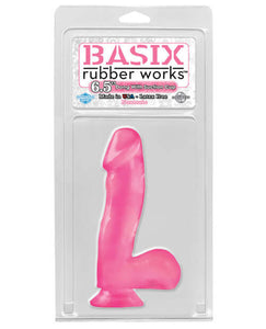 "Basix Rubber Works 6.5"" Dong W/suction Cup"