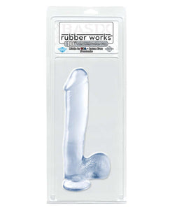 "Basix Rubber Works 10"" Dong W/suction Cup"