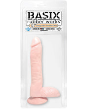 Load image into Gallery viewer, Basix Rubber Works 9&quot; Dong W-suction Cup - Flesh
