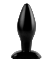 Load image into Gallery viewer, Anal Fantasy Collection Medium Silicone Plug - Black
