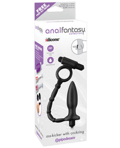 Anal Fantasy Collection Ass Kicker W-cockring - Black