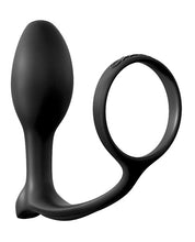 Load image into Gallery viewer, Anal Fantasy Ass-gasm Cockring Beginners Plug - Black

