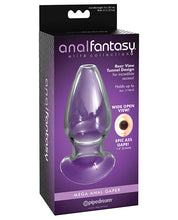 Load image into Gallery viewer, Anal Fantasy Elite Collection Mega Anal Glass Gaper - Clear
