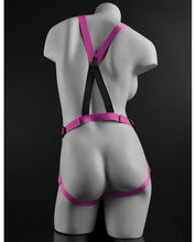 Load image into Gallery viewer, Dillio 7&quot; Strap-on Suspender Harness Set - Pink
